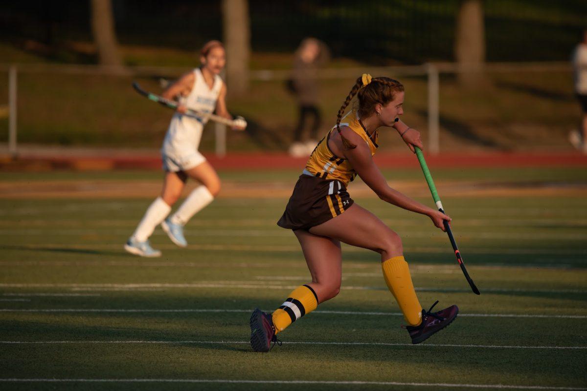 Rowan's Bridget Guinan during a game earlier this season. Guinan is a captain on the team and currently has two goals and five assists on the season. Saturday, Sept. 11, 2021. - Multimedia Editor / Nick Feldman
