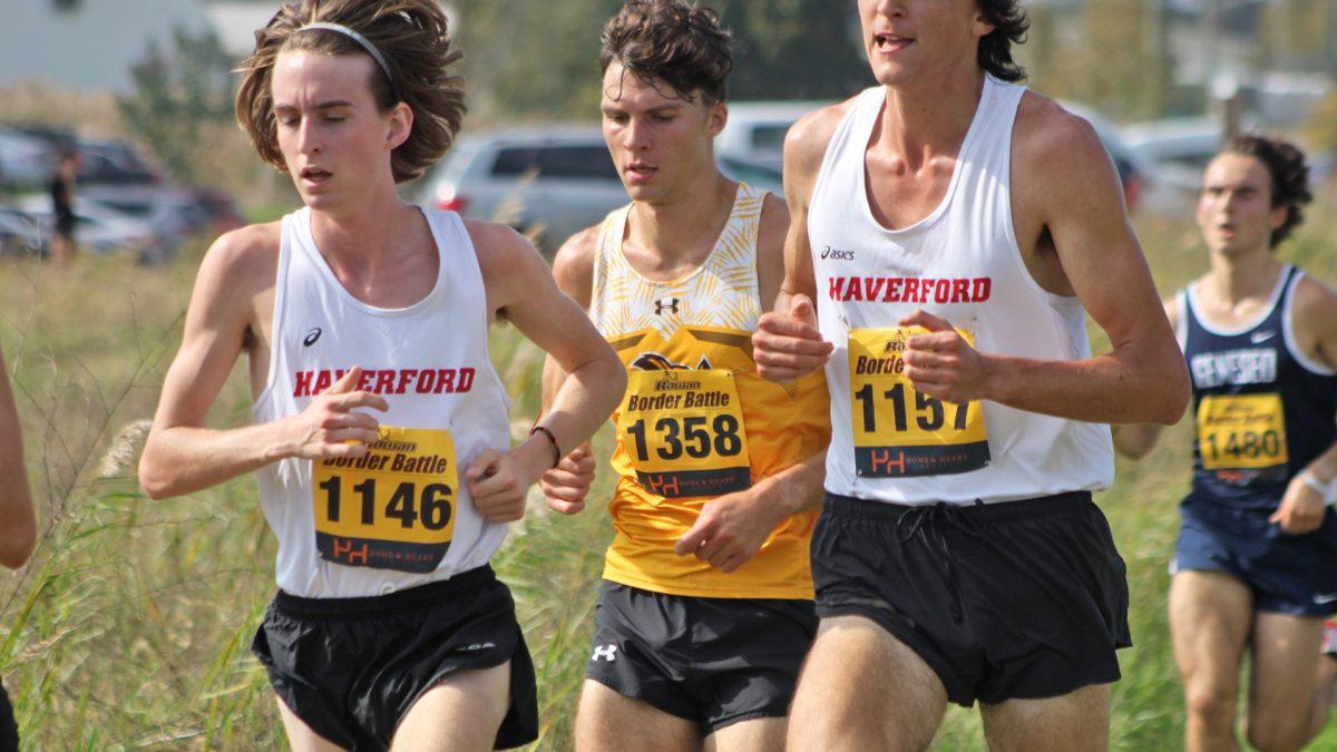 Rowan's Kevin Lauer during the Border Battle. Lauer would finish 50th in the race this weekend.  - Photo / Rowan Athletics