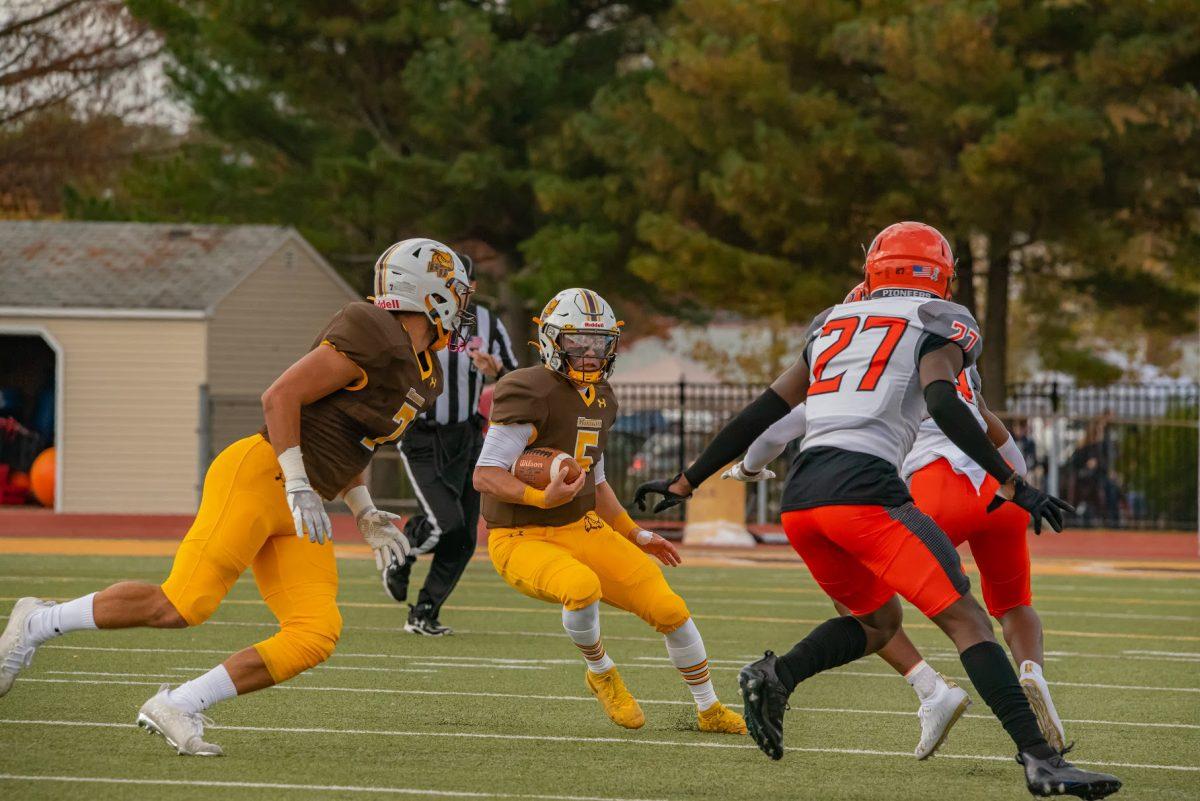 Rowan's Mike Husni during a game earlier this season. Husni and the Profs on Saturday would drop their sixth game of the season to Montclair State. Saturday, Oct. 23, 2021. - Multimedia Editor / Nick Feldman