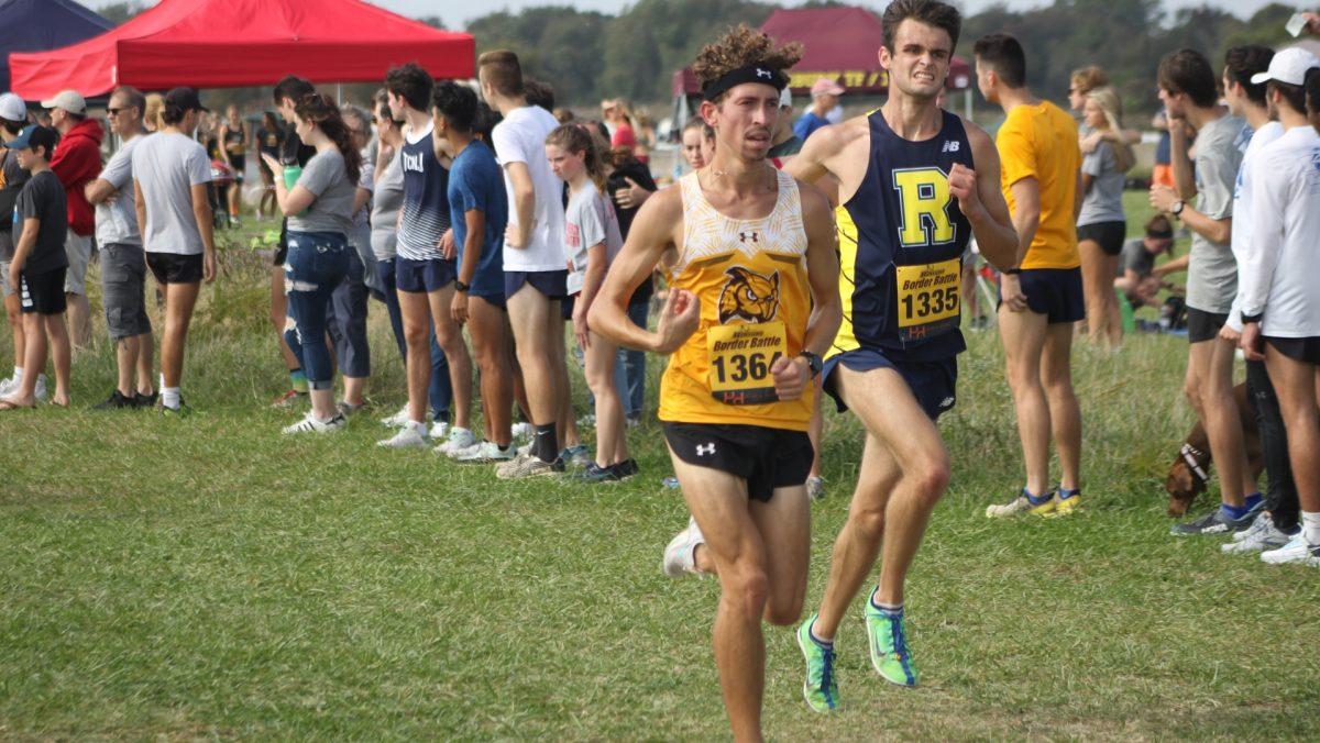 Rowan's Jeff Stewart during a meet this season. Stewart finished in the top ten in the NJAC Championships this past weekend.  - Photo / Rowan Athletics