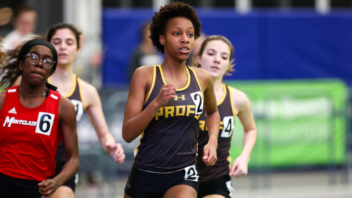 Rowan's Sha'Lynn Clarke during a race. Clarke was apart of Rowan's 4x400 relay team. - Photo / Rowan Athletics