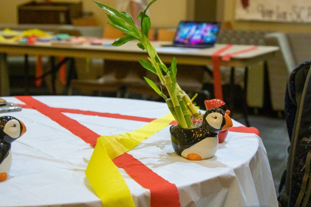 This decorative puffin bamboo holder was one of the many decorations a part of RAH’s Lunar New Year Celebration on Thursday, Feb 3, 2022. - Multimedia Editor / Lee Kotzen