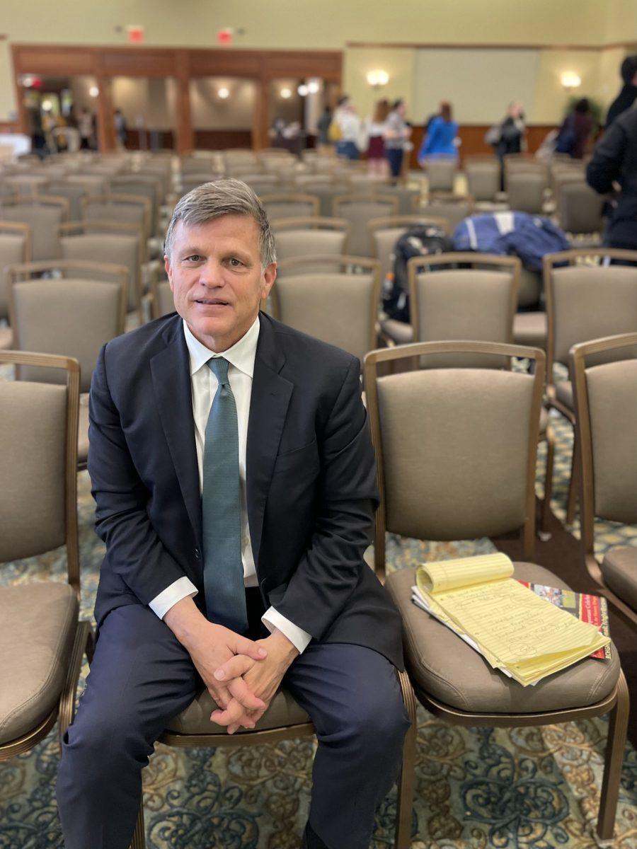 Dr. Douglas Brinkley, the CNN Presidential Historian. -Photo via Mya Calderon. 