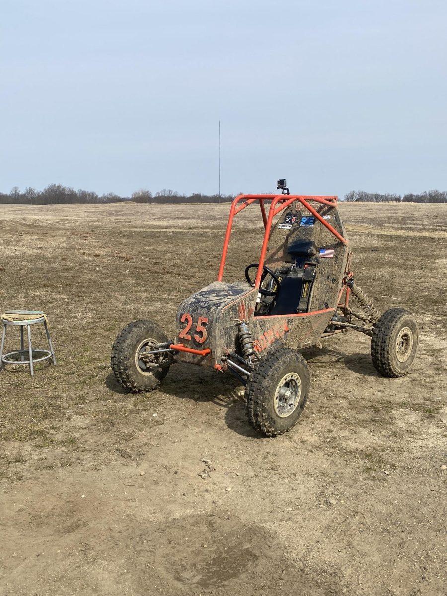 Rowan's SAE showcased three student-made off-road vehicles with a joint test drive at the South Jersey Technology Park track. - Photo / Drew Peltzman