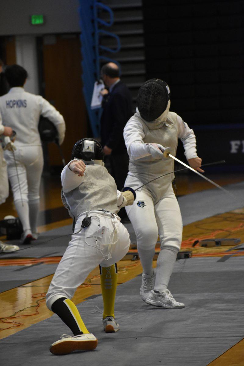 The fencing club in action. - Photo / Proflink