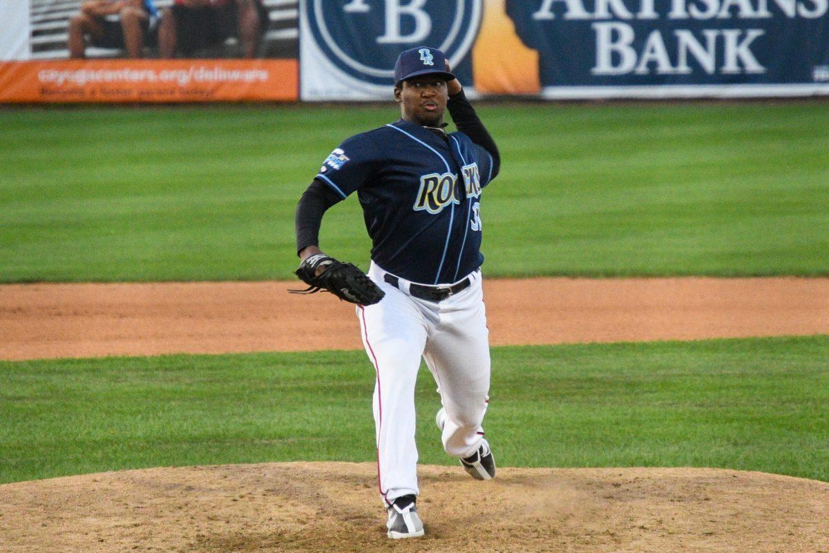 Jose A. Ferrer throws a pitch during a June outing. Ferrer would be handed the loss on Sunday afternoon after giving up the game-winning home run. Friday, June 17, 2022. - Staff Photographer / Tyrese Williams