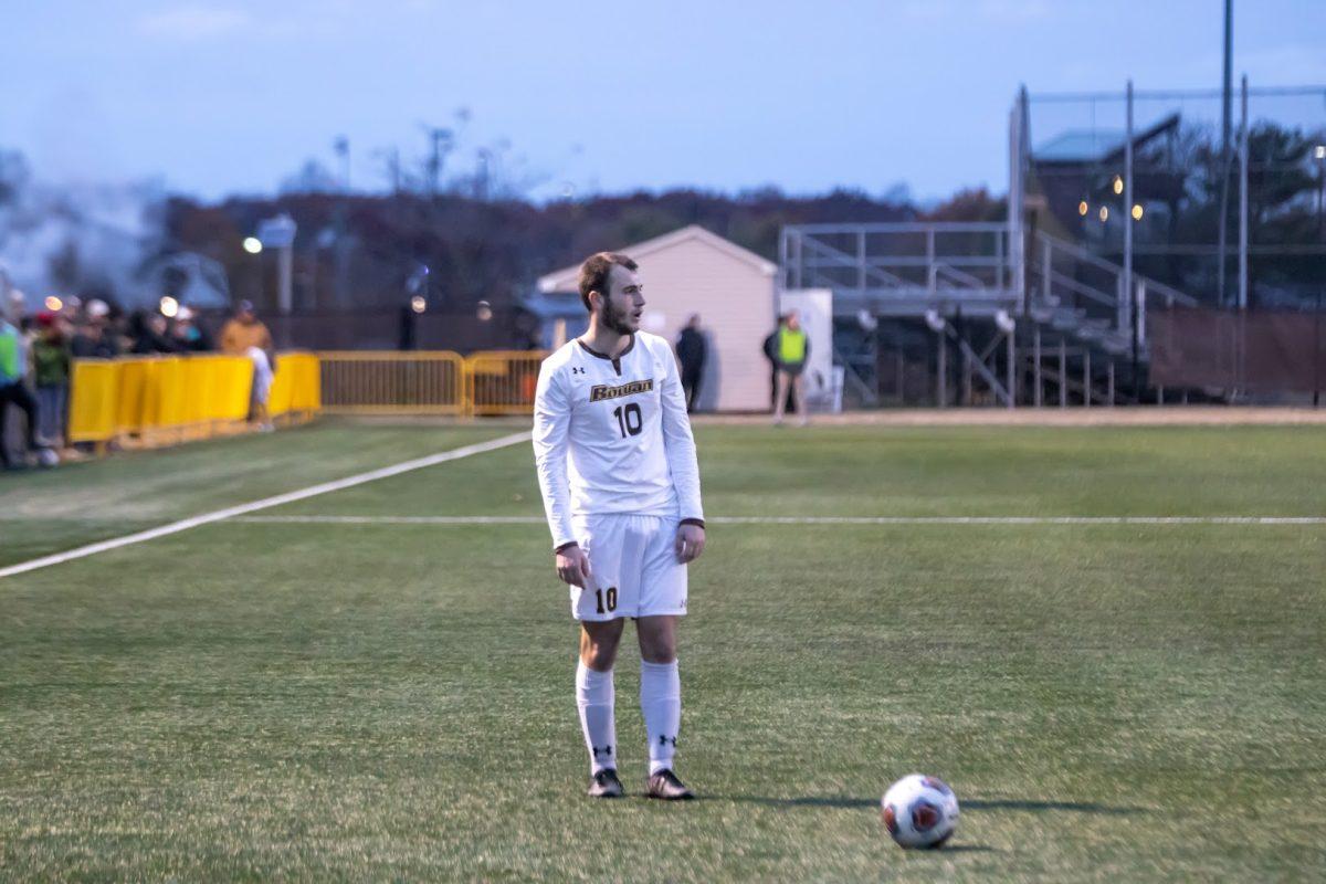 Chad Yates waits to kick the ball. Yates and the Profs weren't able to put a goal on the board against Ramapo. Sunday, Nov. 14, 2021. - Multimedia Editor / Lee Kotzen