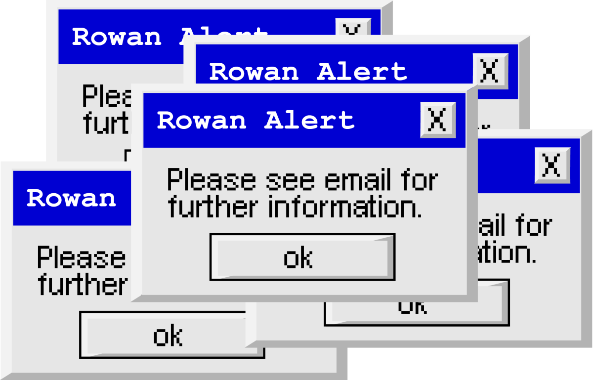 After students expressed wanting more details in Rowan Alerts and Timely Warning, the most recent one was more descriptive although the correlation between complaints and this email is undetermined. Graphic Editors / Julia Quennessen