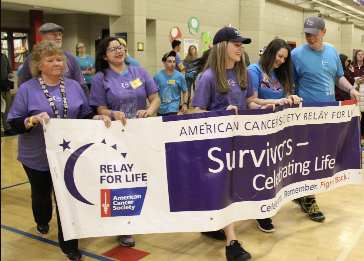 Rowan community member particpate in the university's Relay for Life in 2017. - Former Photos Editor / Amanda Palma