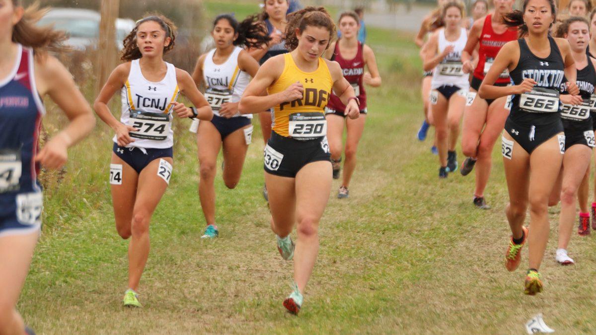 Anna Sasse runs during last year's NJAC Championships. Sasse was the Profs top finisher at the meet this year. Saturday, Nov. 13, 2022. - Multimedia Editor / Lee Kotzen 