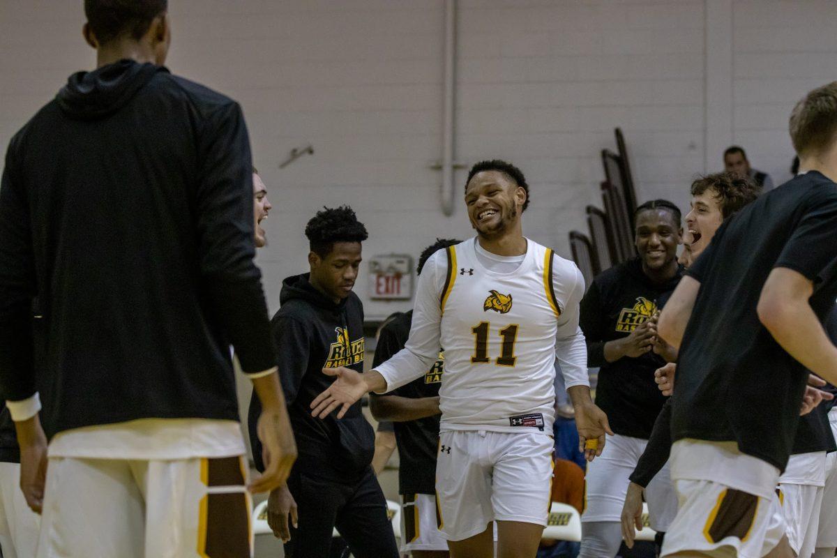 Ja'Zere Noel gets introduced in the starting lineup. Noel has been a starter since joining the Profs. Saturday, Dec. 3, 2022. - Multimedia Editor / Lee Kotzen