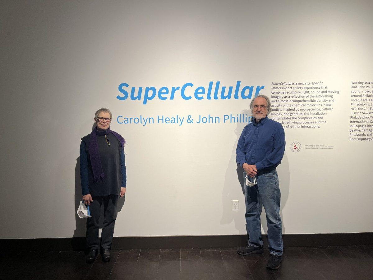 "SuperCelluar" is on display at Rowan's Art Gallery until March 25. - Staff Writer / Josh Ayers