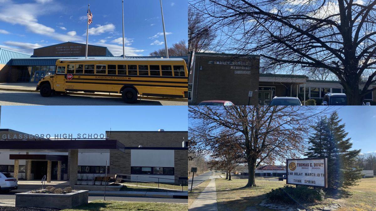 The four public schools of Glassboro that will share a fifth officer. - News Intern / Madison Miller