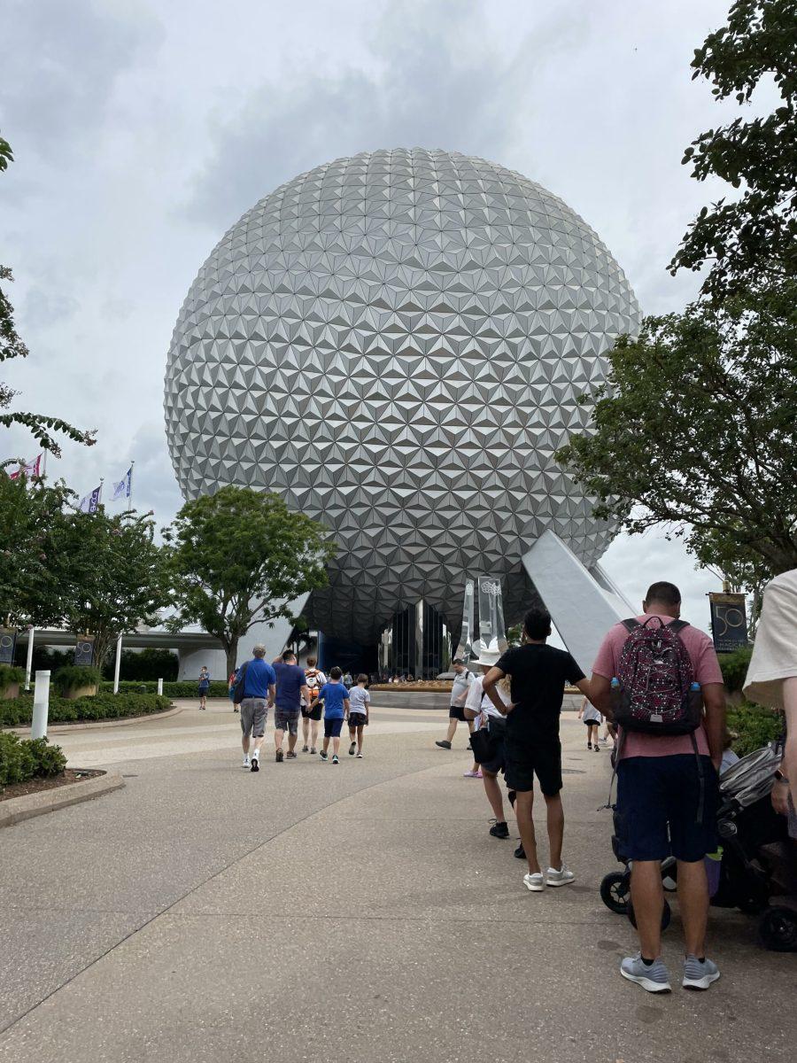 The Epcot Ball is located in the Epcot Park of Disney World - Photo / Jenna Platt 