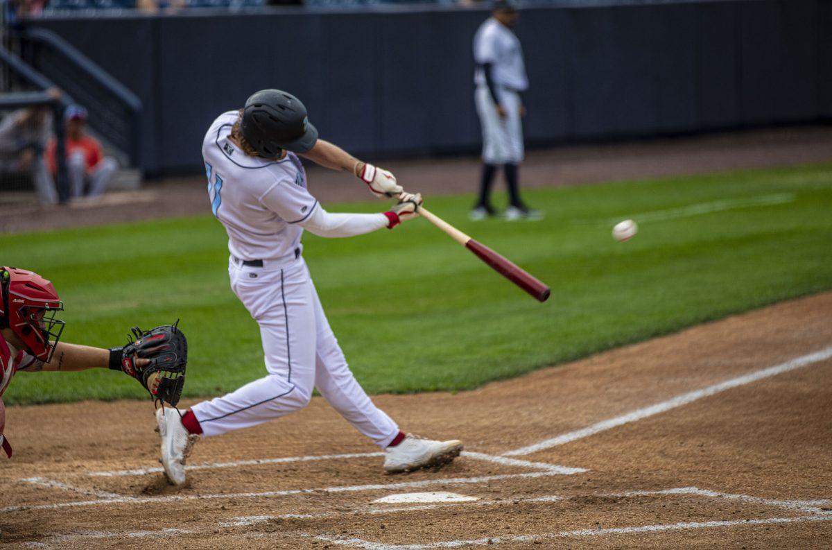 The Blue Rocks scored a combined 15 runs in their back-to-back wins. Thursday, August 24, 2023. - Staff Photographer / Joe Capuyan