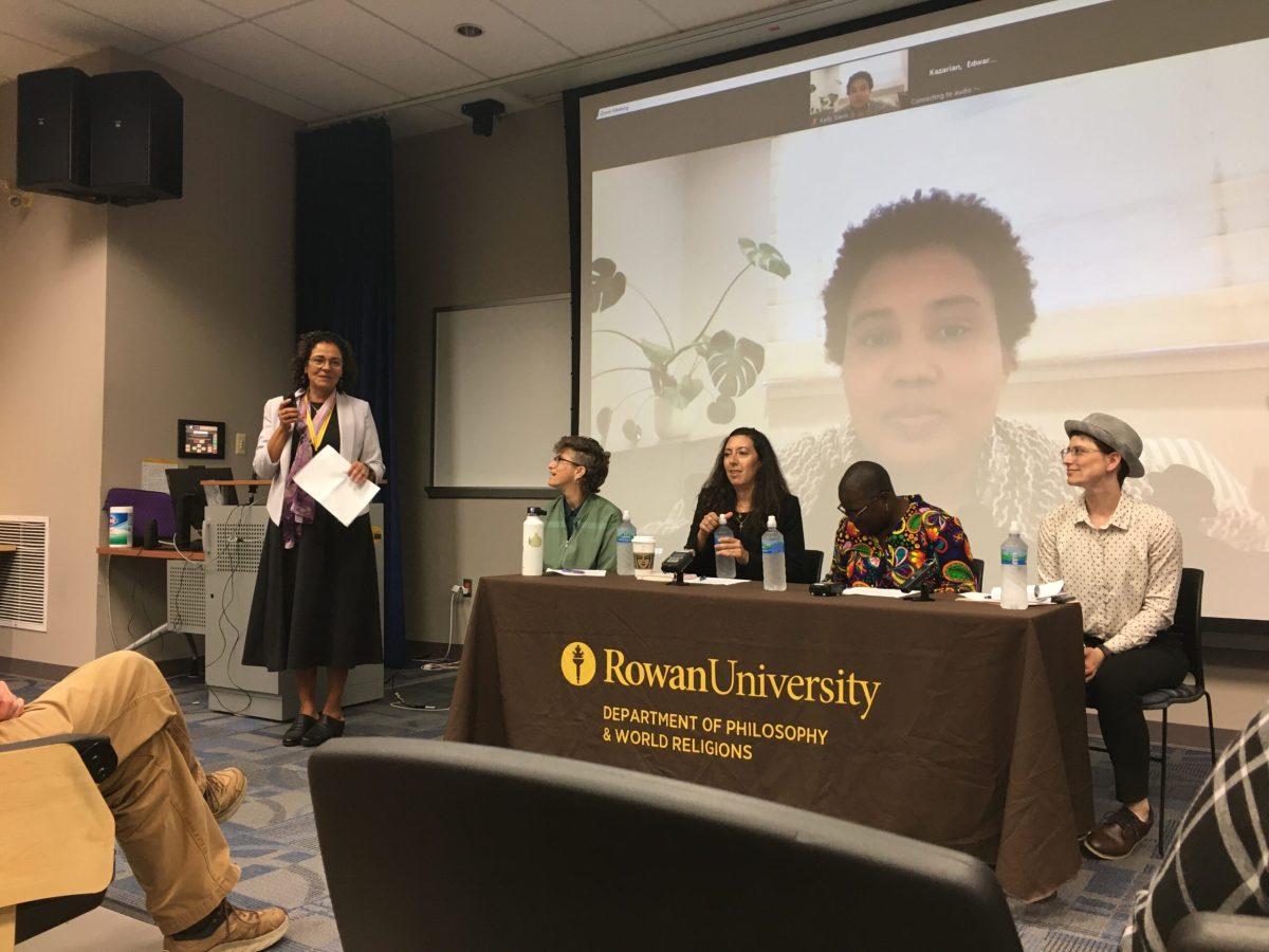 Panelists at the reproductive justice panel discuss issues surrounding the topic. - Managing Editor / Abigail Twiford