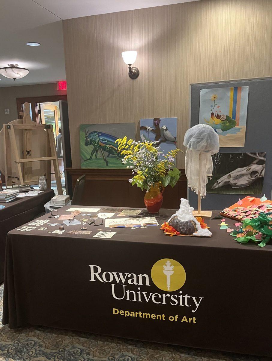 The Rowan University Department of Art presents environmental artwork at the expo before "Nature's Best Hope" event. Contributor / Emily Carabasi