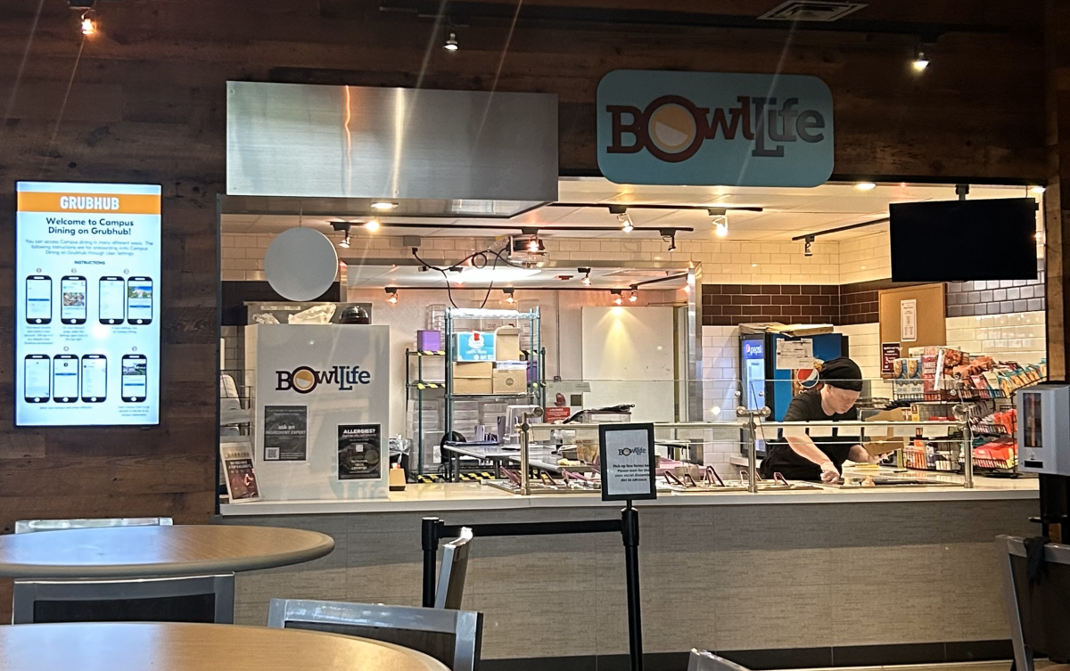 Bowl Life is one of the few restaurants located in the Student Center with diverse food options. - Contributor / Ava Schubert