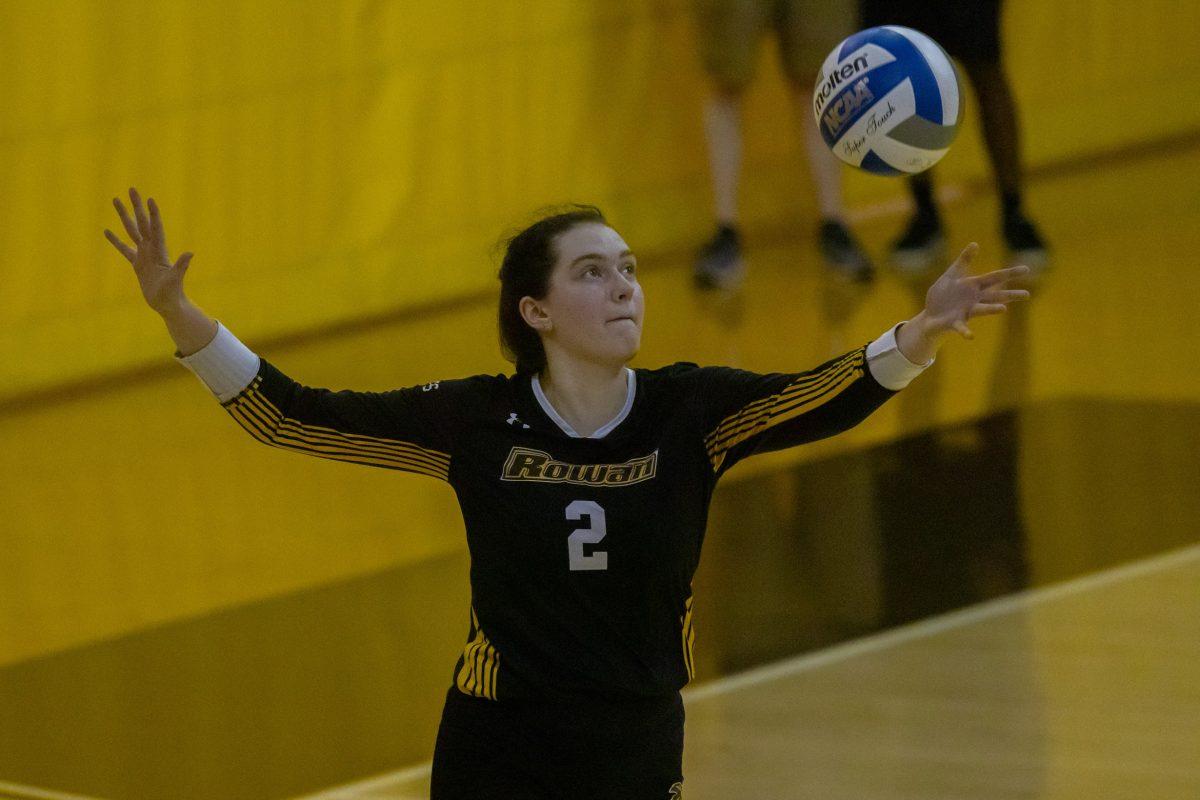 Brooke Adams gets ready to serve the ball. Adams recorded 41 aces in the win on Thursday. Saturday, Sept. 9. - Photo via Lee Kotzen 