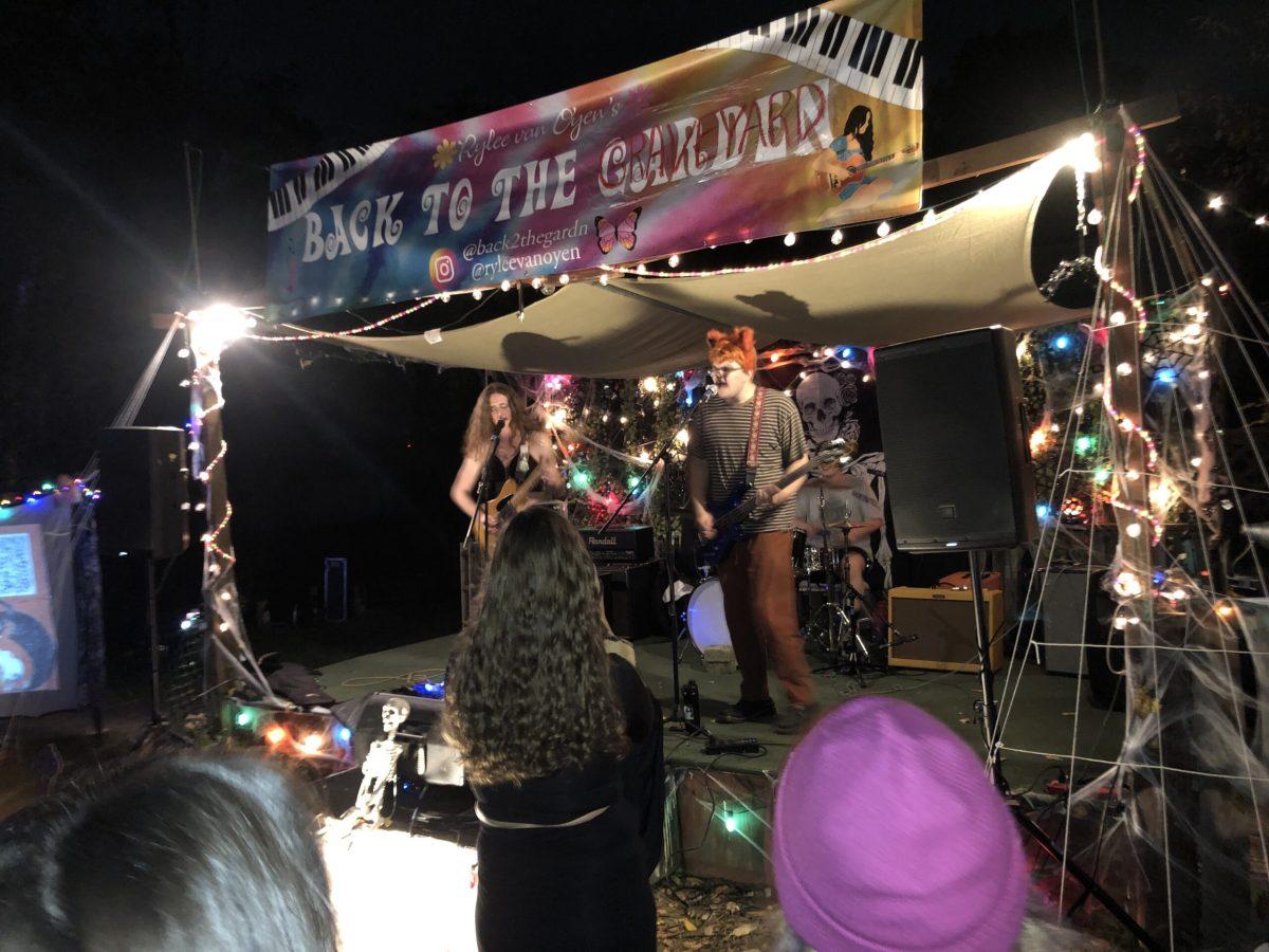 The Glassboro based band Snowman Fight performs at the RALT Back to Graveyard outdoor music event. — Staff Writer / Jose Ascencio