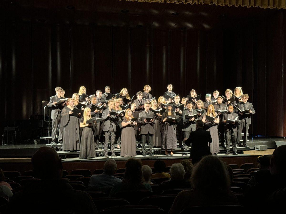 " Following the standard dynamics and principles of a classic cathedral mass, the choir sang the entirety of “Requiem” in Latin, the language in which it was written and is traditionally performed." - Staff Writer / Sarah Shockey