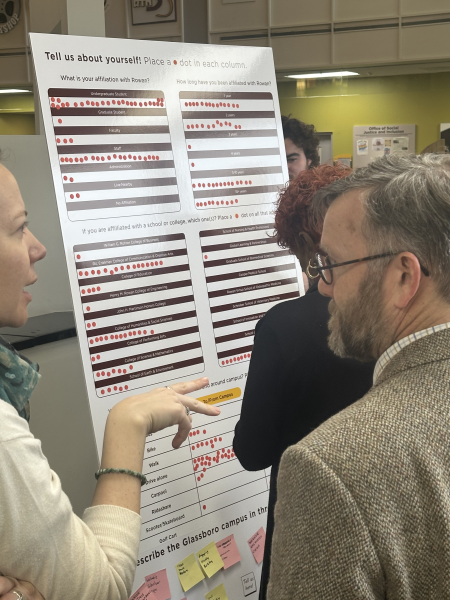 Rowan hosts an open house with hopes of getting the feedback and input of community members from Rowan and Glassboro. - Multimedia Editor / Drew Peltzman