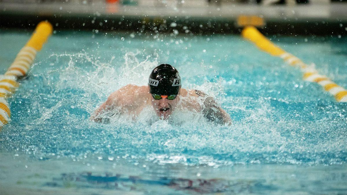 Henry Lynch competes in a race. Lynch and the rest of the team is looking to dominate in the NJAC Championships. - Photo via Rowan Athletics