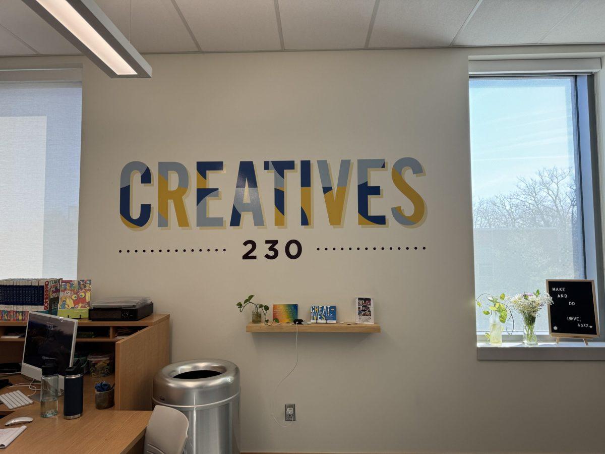 Creatives 230 is an interdisciplinary space that intends to bridge the gap between creativity and business. - Productions Editor / Sarah Shockey