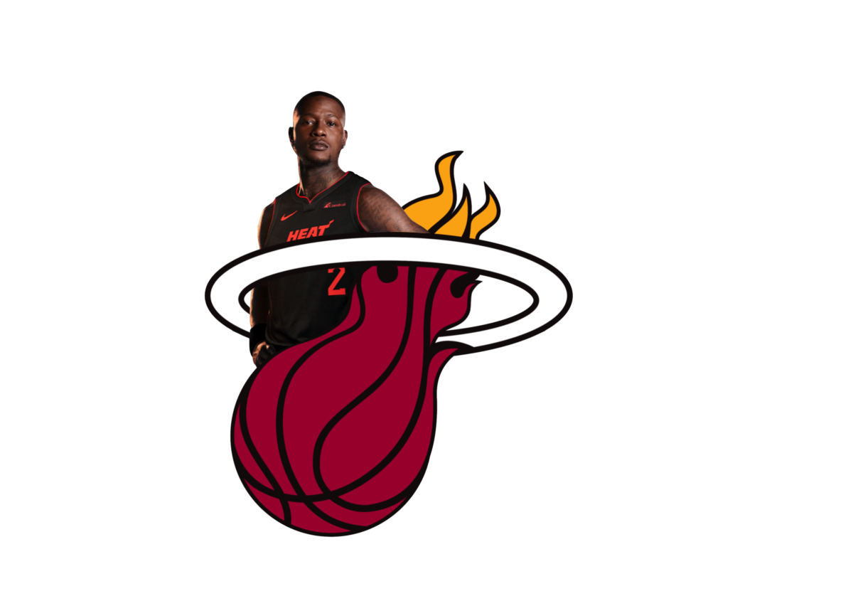 Terry Rozier to Miami Heat graphic. - Graphics Editor / Julia Quennessen