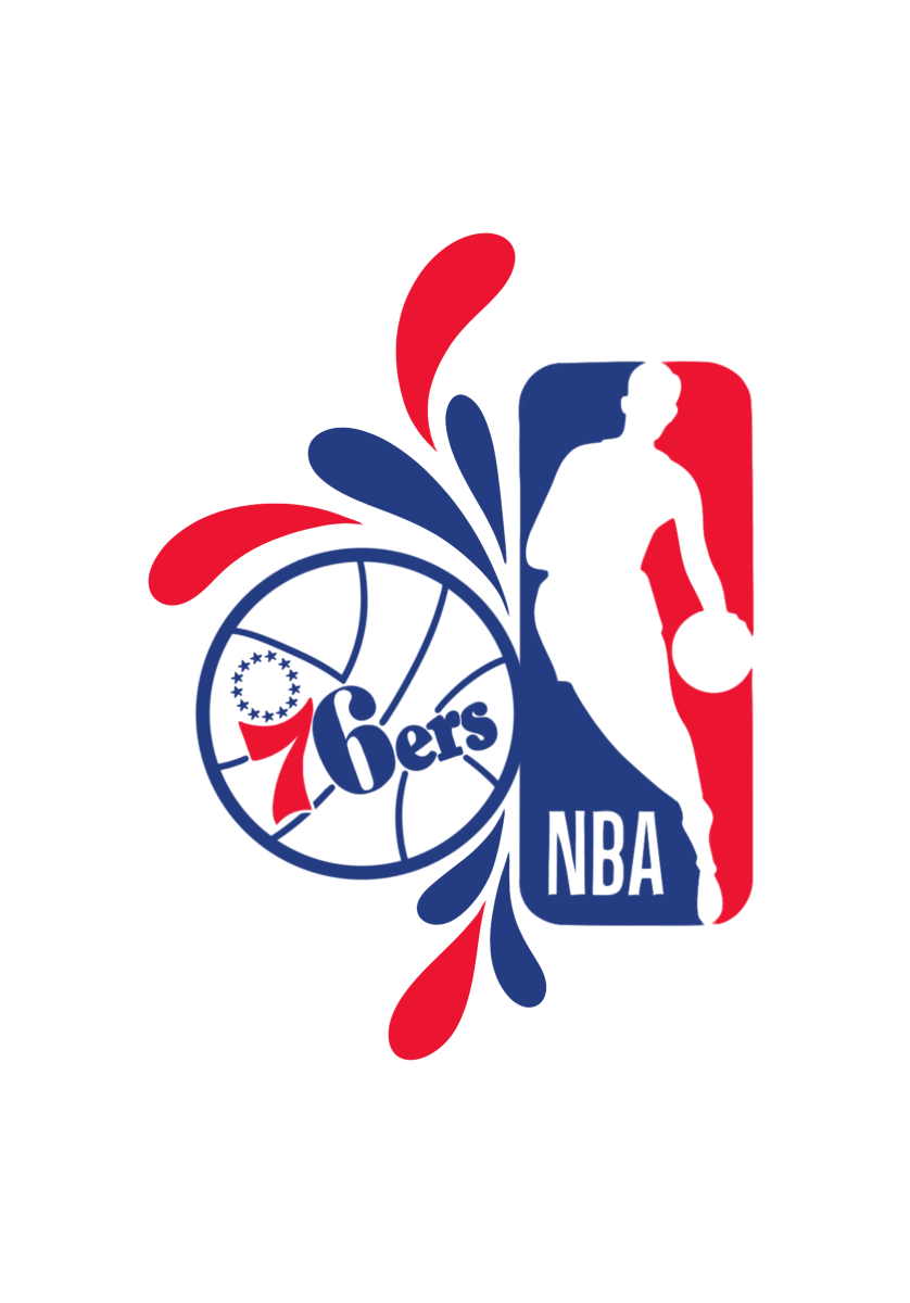 76ers graphic. - Graphics Editor / Julia Quennessen