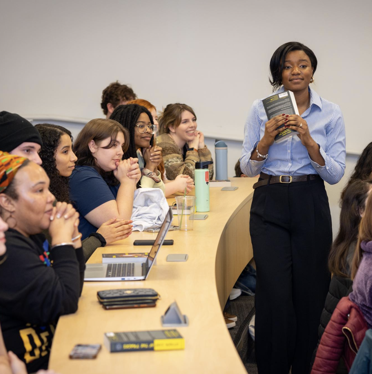 On Feb. 22, Alyse returned to Rowan’s campus to share her journey to becoming an author. - Photo via @charity_alyse 