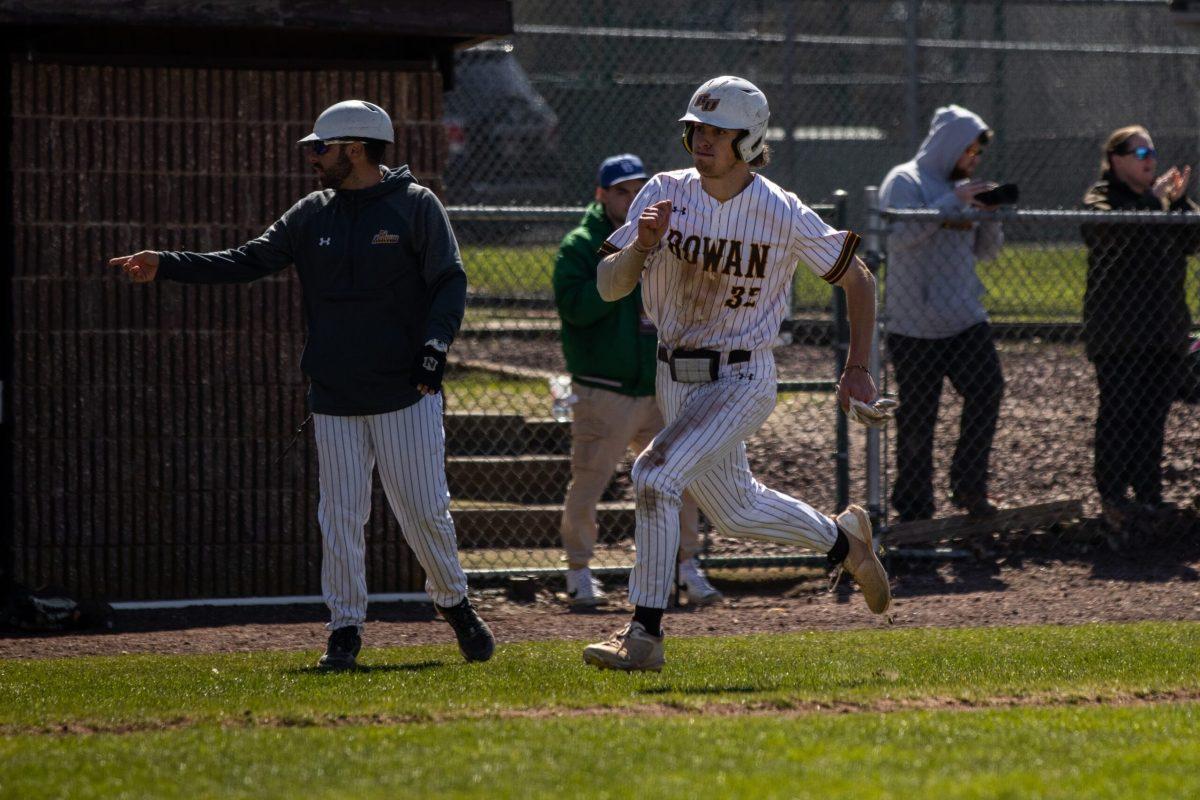 Phil Sedalis sprints home. Sedalis went 4-5 with three RBI in the win over Neumann on Wednesday. - Sunday, April 2, 2023. - Photo via Lee Kotzen