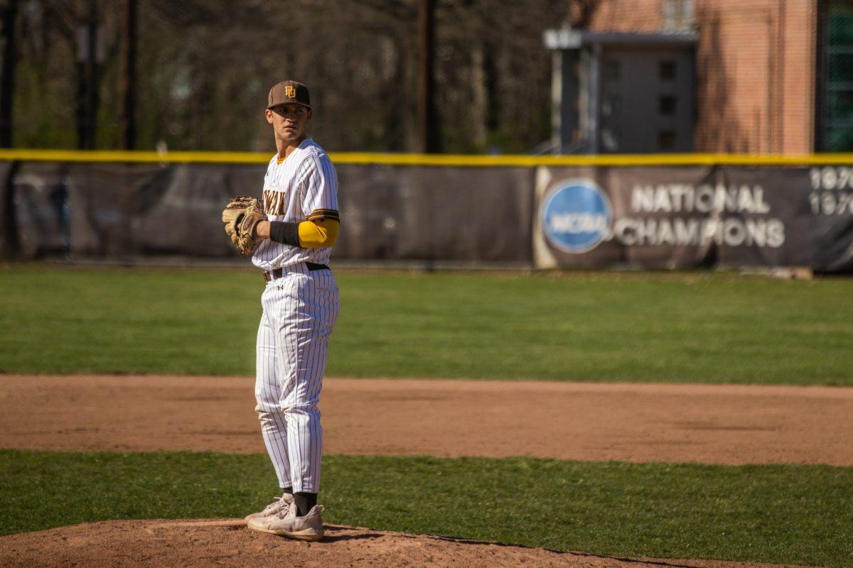 Mike Shannon waits for the sign from the catcher. Shannon got the start in the Profs' first game. - Sunday, April 2, 2023. - Photo via Lee Kotzen