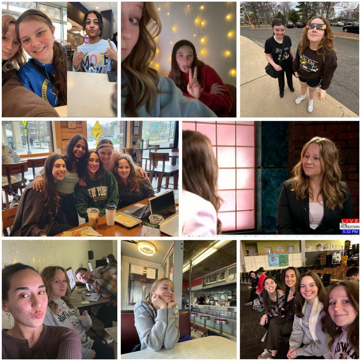 A collage of Shockey's friends she has made so far at her time at college. - Photo via Sarah Shockey