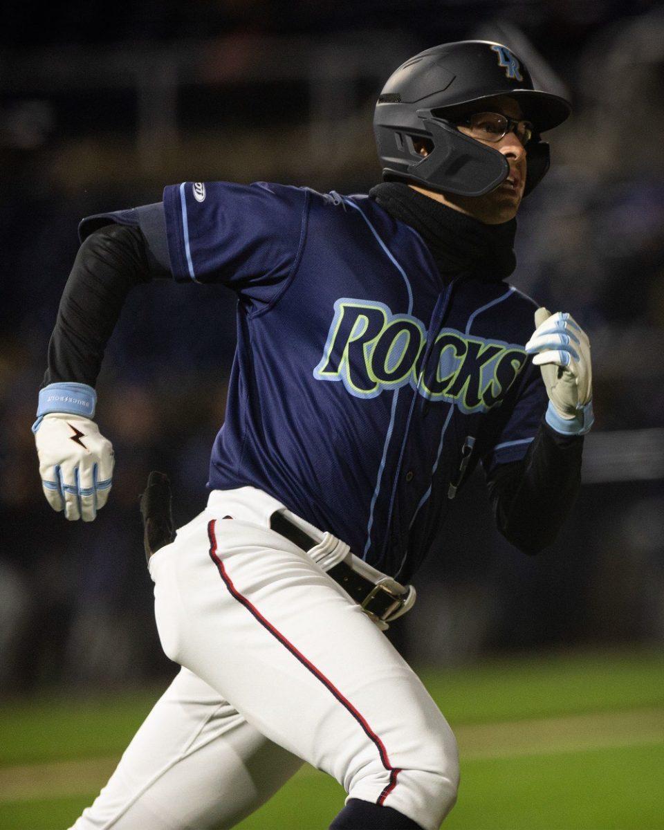 Jared McKenzie rounds first after his walk-off homer. McKenzie hit a two-run walk-off in the bottom of the ninth. - Saturday, April 6, 2024. - Photo via Joe Capuyan