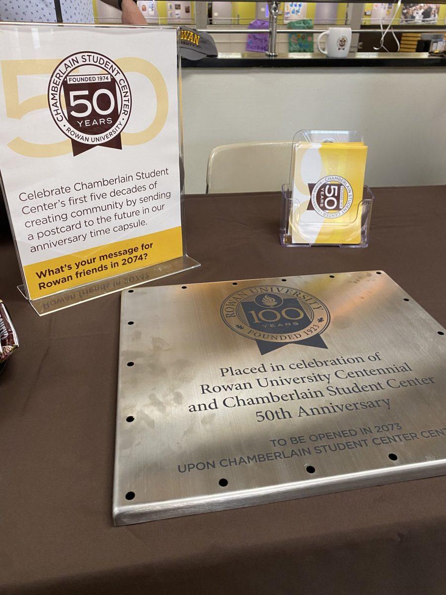 The time capsule placed in the Student Center will be opened 50 years from now, 100 years after its opening. - Staff Writer / Erik Gil