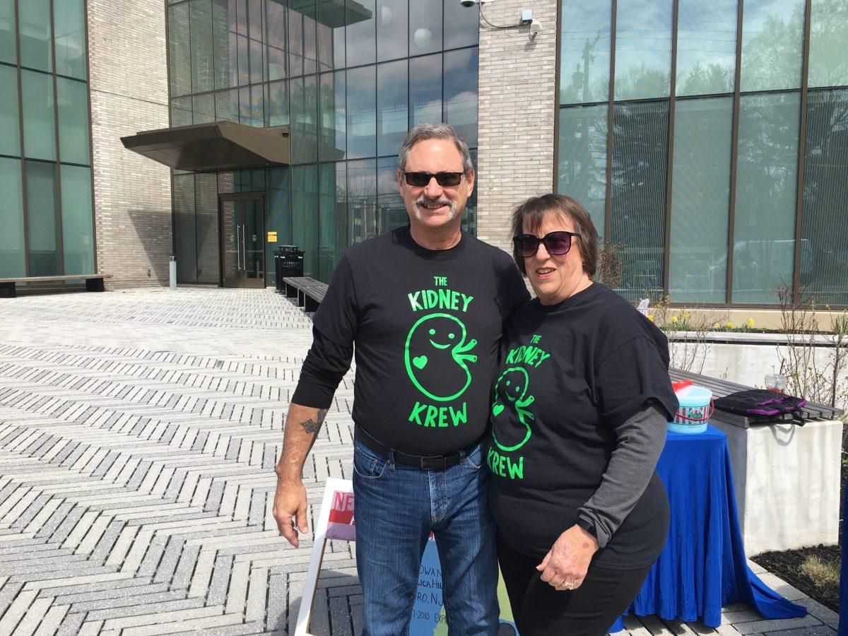 Mike and Barbara Simmermon at the annual Organ Donor Day event. - Managing Editor / Abigail Twiford