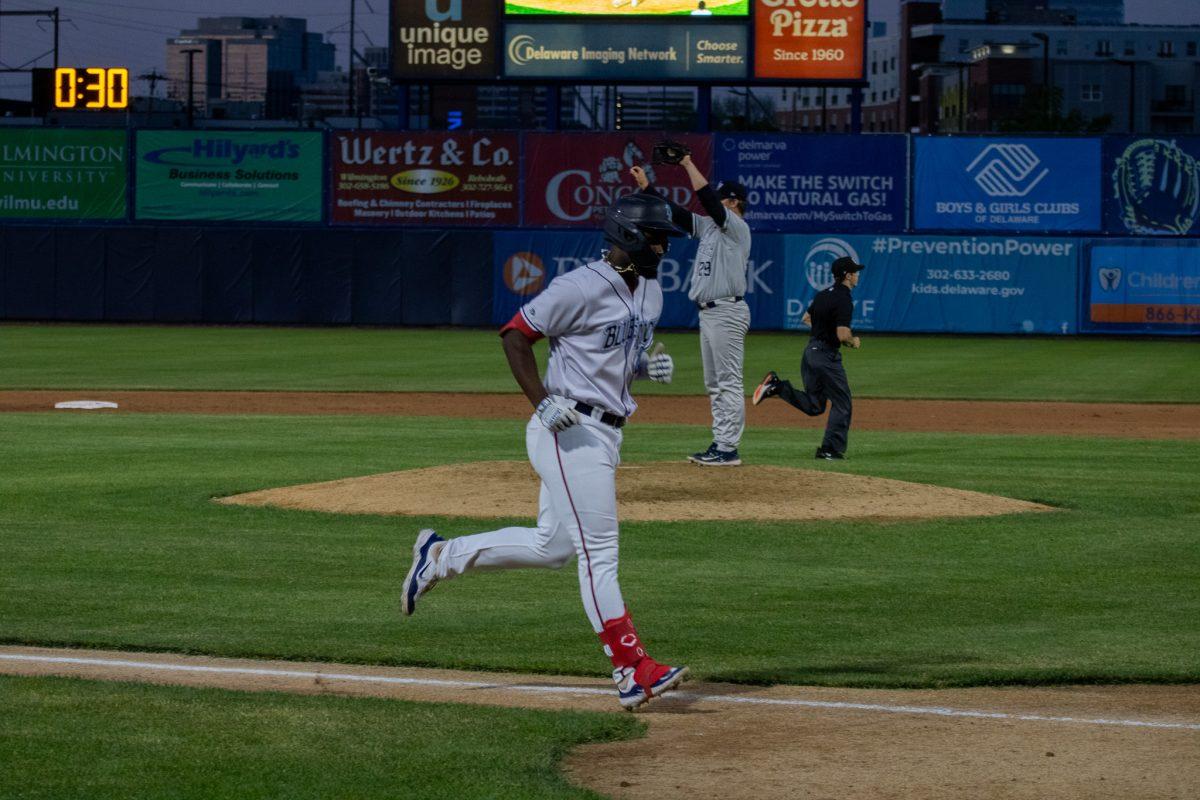 TJ White jogs home after hitting a home run. White drove in two-runs with his fifth inning home run. - Wednesday, May 1, 2024. - Photo via Payton Tuorto