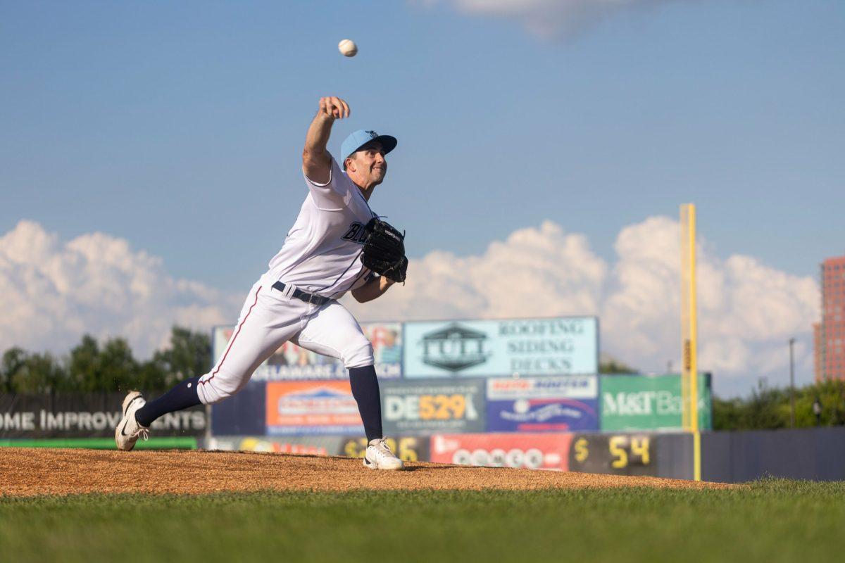 Seth Shuman gets ready to pitch. Shuman allowed two runs over four innings. - Saturday, July 13, 2024. / Photo via Ryan Griffith