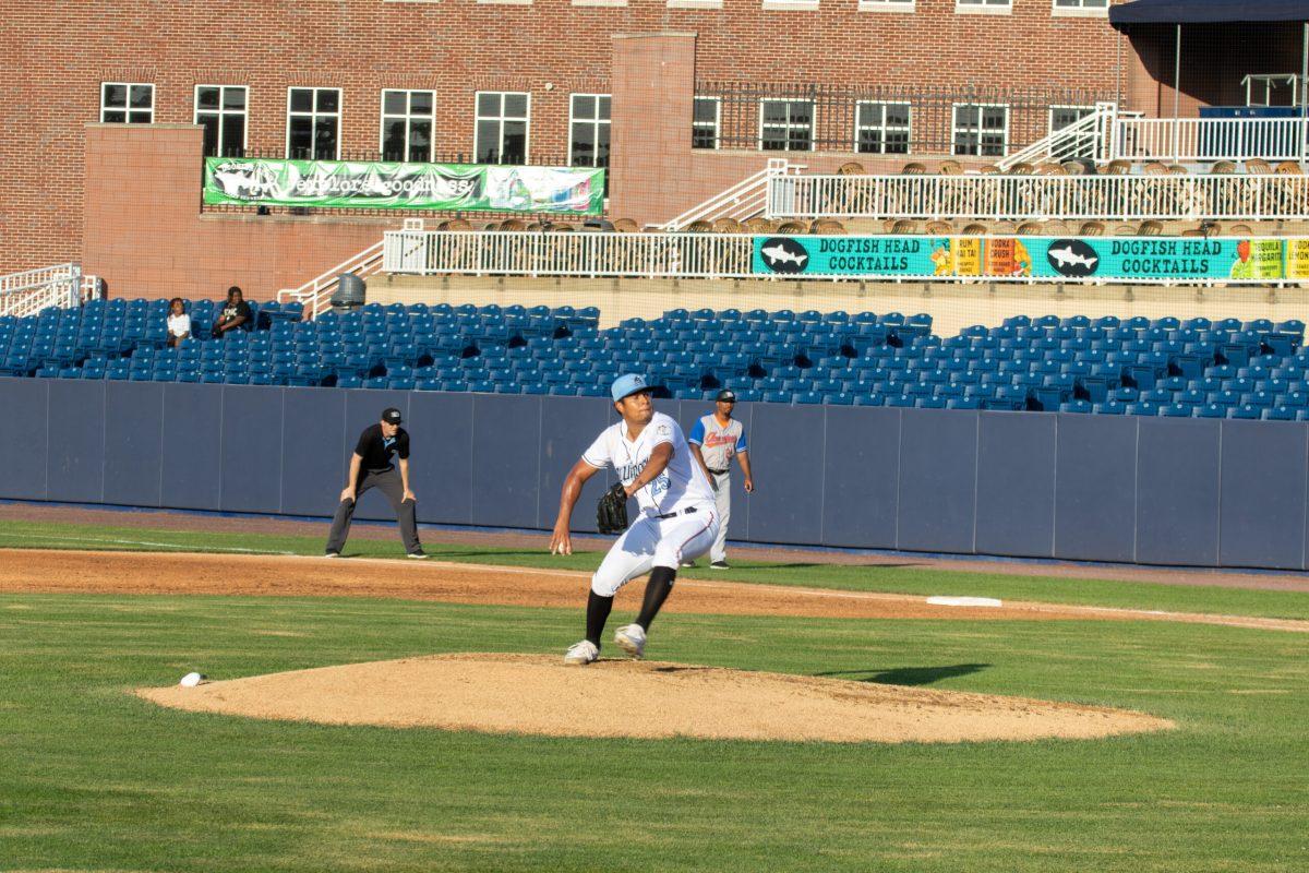 Jose Atencio delivers the pitch. Atencio gave up seven runs in the loss on Wednesday. - Thursday, June 20, 2024. / Photo via Payton Tuorto