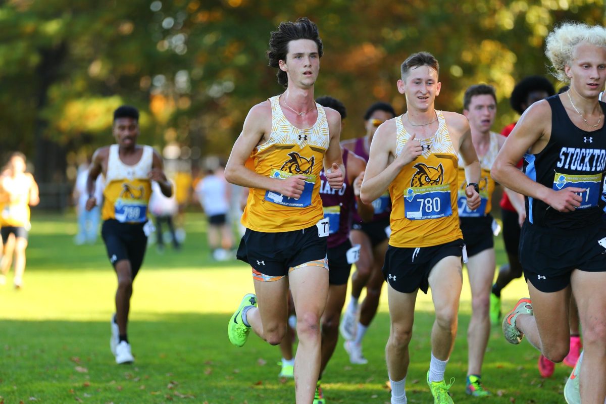 Scott Hubbard competes in a race. Hubbard placed first in the Stockton Season Opener. - Photo via Rowan Athletics