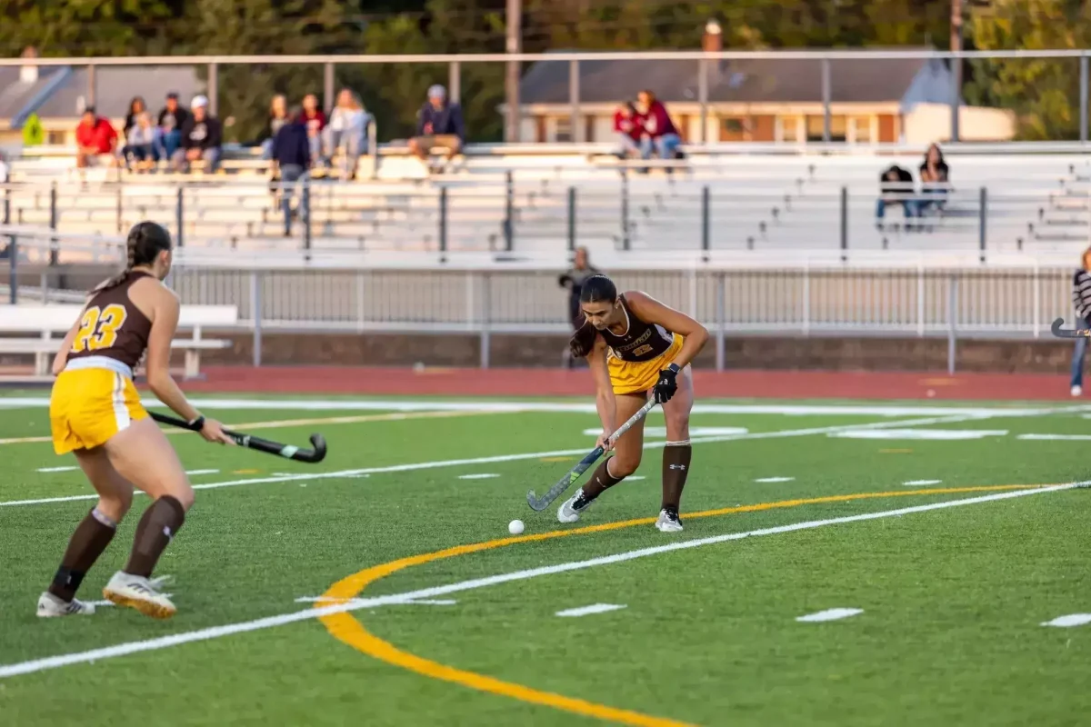 Allie Palumbo takes a shot. Palumbo hit the game-winner in the overtime win against Salisbury. - Photo via Rowan Athletics