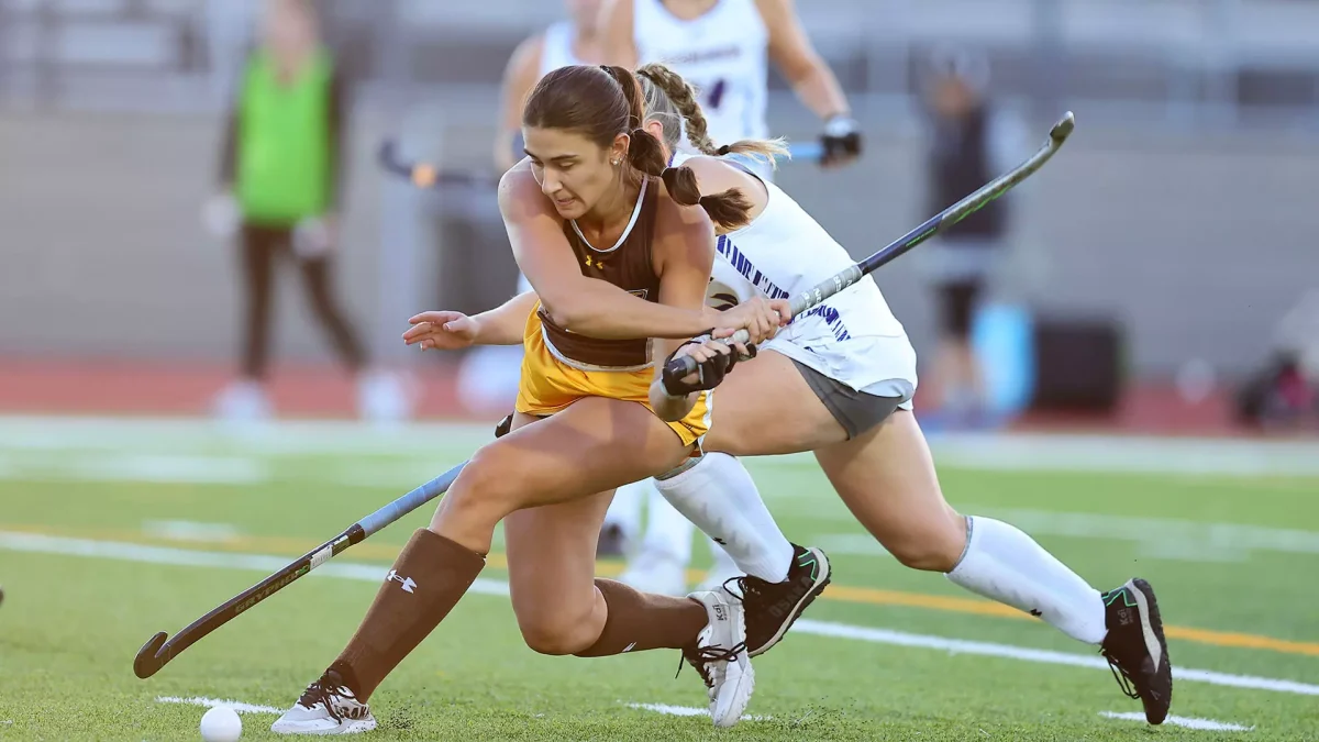 Allie Palumbo looks to score. Palumbo tallied the Profs only goal against Tufts. - Photo via Rowan Athletics