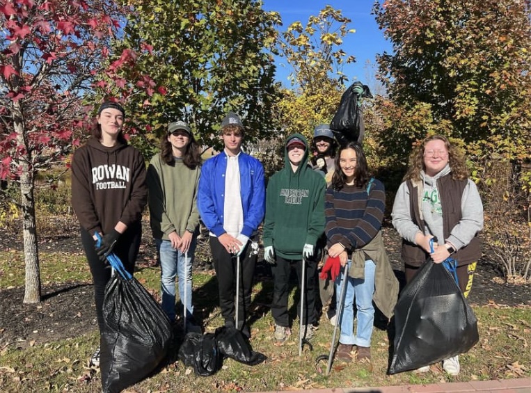 Members of REAL at their recent community clean up event. - Photo via rowanenviro on Instagram. 