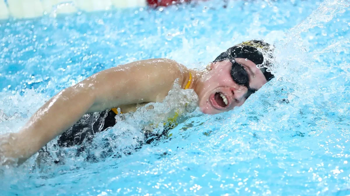 Kailey Sheehan competes in a race. - Photo via Rowan Athletics