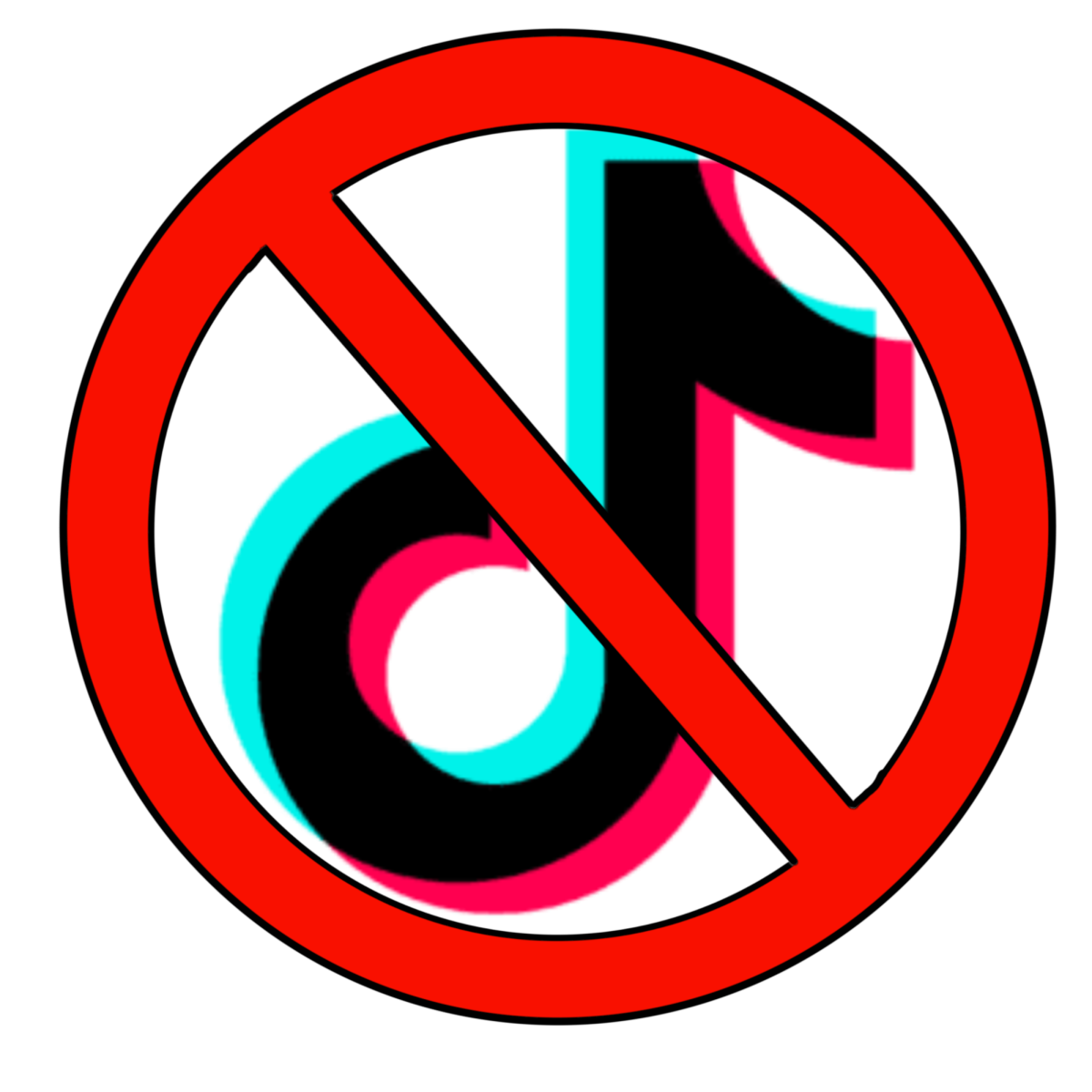 TikTok ban graphic. - Graphics Editor / Brendan Cohen 