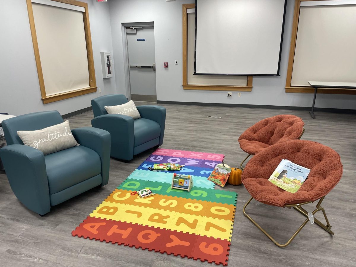 The newly opened Baby Cafe in the Camden Library. - Photo via Sindy Ferreira. 