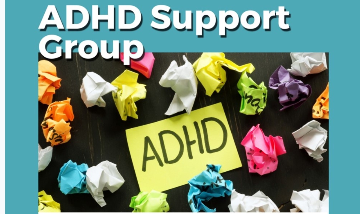 "Students diagnosed with ADHD and students who suspect they may have ADHD can come out and talk to like minded students to talk about their struggles." - Photo via ADHD Support Group on Rowan University Campus Lab
