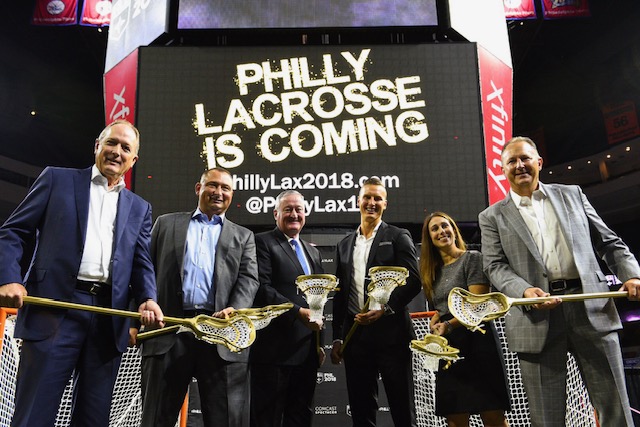 "Not only has Masciangelo worked for the Philadelphia Flyers, but has worked for the Philadelphia Wings, a professional box lacrosse team." - Photo via Lindsey Masciangelo.