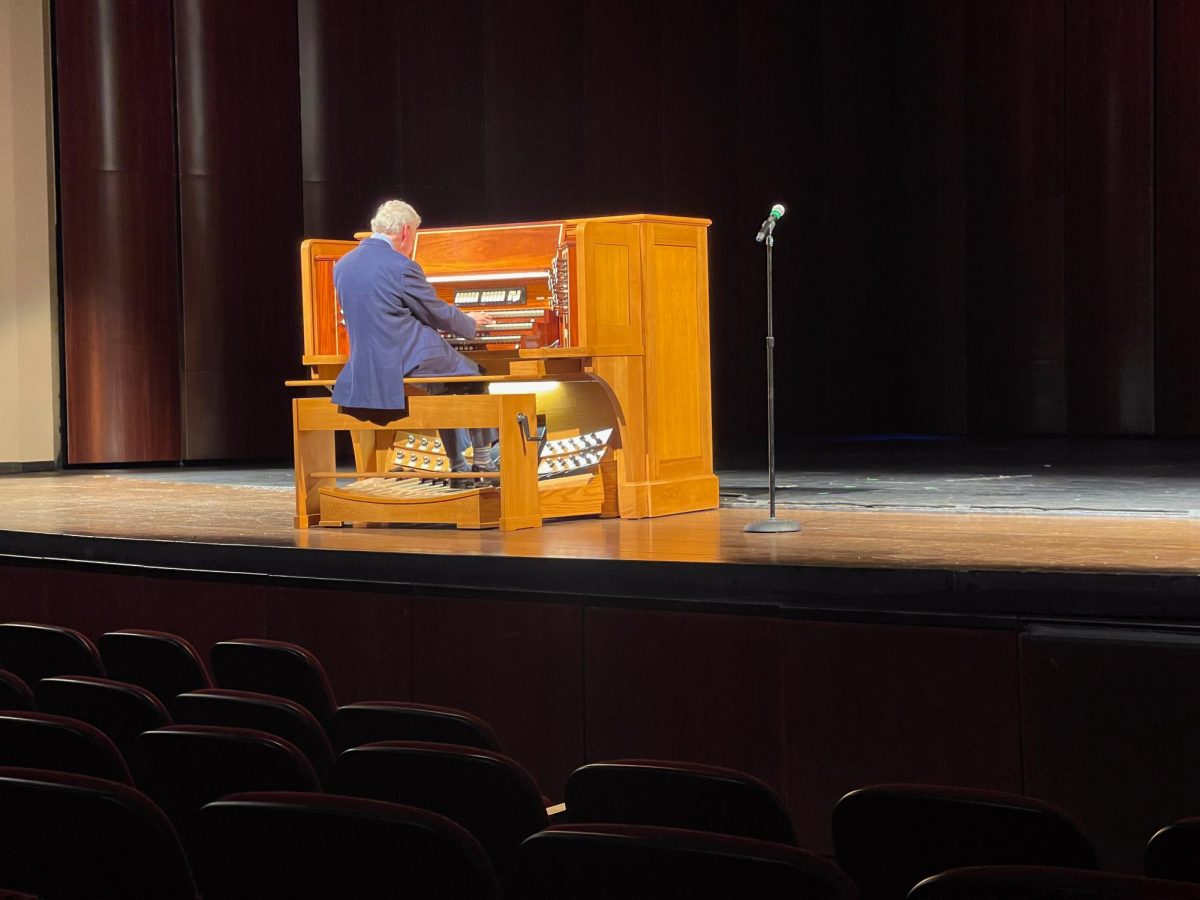 “The premium seats for hearing the organ are right in the center of the room, particularly where the big aisle goes through," said Dr. Turk. - Staff Writer / Lily Miller